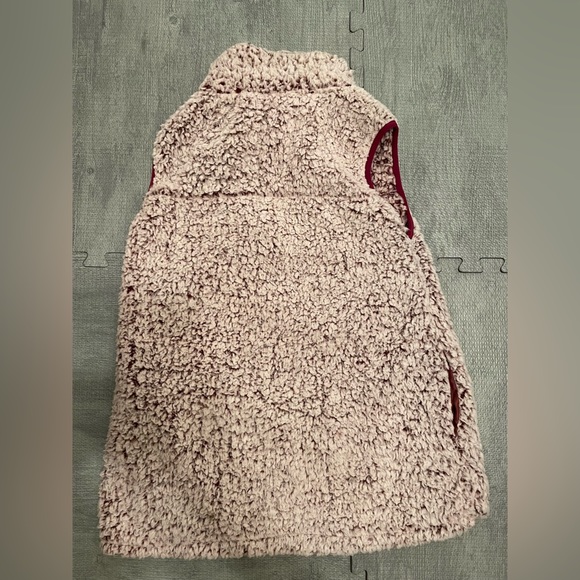 Women’s “say what?” Zip up Sweater vest, super soft! New with tag. Size large. - Picture 5 of 6